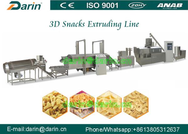 Buy cheap Stainless Steel 3d 2d snack pellet twin screw extruder processing line from wholesalers