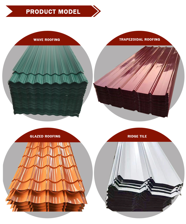 Customized Color Ral Decoiling GI PPGI PPGL 0.2-2.0mm Dx51d Color Coated Roof Sheet Galvanized Corrugated Metal Roofing Sheet