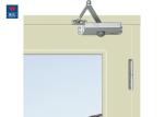 High Rise Building Steel Frame 60Min Fire Rated Glass Window