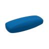 Buy cheap Cute Blue Leather Wrapped 16.2cm Hard Clamshell Sunglasses Case from wholesalers