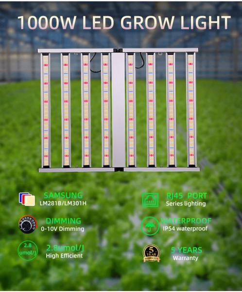Buy cheap 1000W LED Grow Panel Light Dimmable Full Spectrum Light Panel 1 Channel from wholesalers