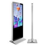 500 nits 55'' Floor Standing Digital Signage Multi Language Support Advertising