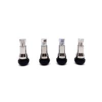 Buy cheap Chrome Sleeve Tubeless Snap In Valve Stem , Aluminum Valve Stems TR413AC product