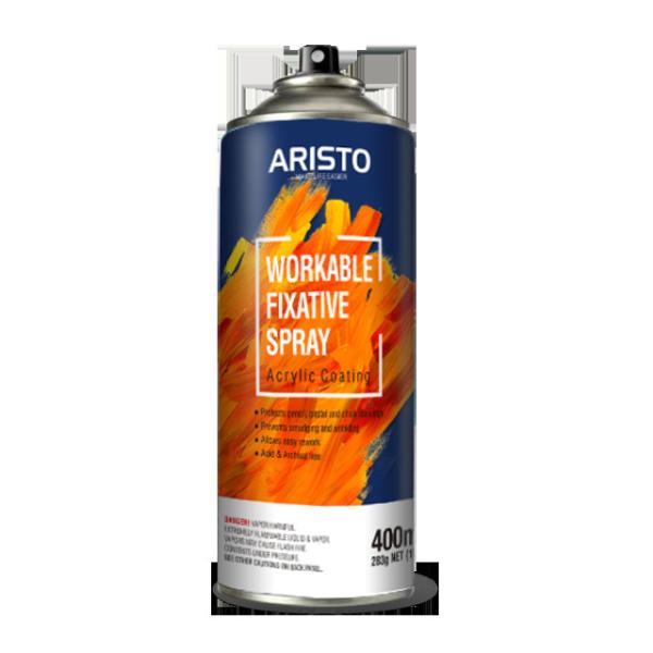 Buy cheap Concentrated Nozzle Workable Fixative Spray Male Valve Aristo 400ml For Canvas from wholesalers