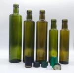 Hot Stamping Custom Size Accepted Empty Round Glass Bottle for Cooking Oil and
