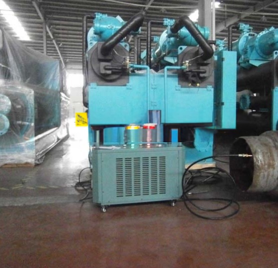R410A Refrigerant recovery machine ac recharge machine air conditioner chiller after service 2HP gas recovery unit