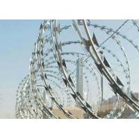Buy cheap Q235 PVC Razor Barbed Concertina Wire Coil High Security product