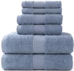 Highly Absorbent and Soft Knitted Cotton Towels 3pcs Set for Your Bathroom Needs