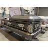 Buy cheap Dignified Farewell Steel Casket Box Decorable For Funeral Arrangements from wholesalers