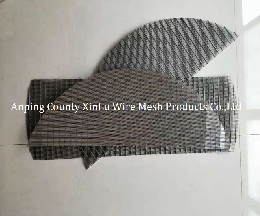 Wedge Wire Wrapped Flat Panel Johnson Screen Mesh for Filtration in Petrochemical Industry