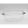Buy cheap 4L 4.5L 6.5L Glass Baking Dish Heat Resistant Glass Pizza Pan from wholesalers