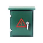 Stainless Steel Electrical Enclosure Cctv Power Supply Distribution Box Green