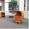 Buy cheap Corten Steel Outdoor Cooking Charcoal Grills For Barbecue from wholesalers