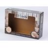 Buy cheap Glossy Corrugated Small Gift Boxes With Clear Window Oil Vanishing Finishing from wholesalers