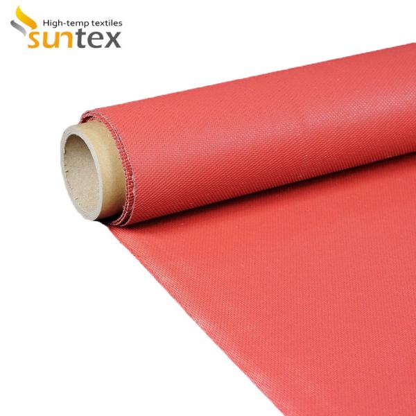 Buy cheap 3784 Red Silicone Coated Fiberglass Fabric Welding Blanket Roll from wholesalers