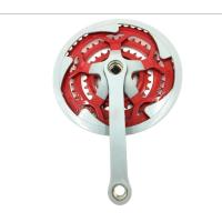 Buy cheap Red Color Bicycle Chainwheel Crank 3 Speed Crankset 28 38 48 T 165 MM product