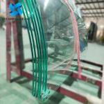 Custom 10mm Curved Toughened Glass Bent Safety Toughened Glass