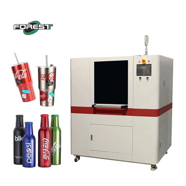 Buy cheap Aluminum Cans Cylinder Inkjet Printer 360 Round High Speed Rotary Printer from wholesalers