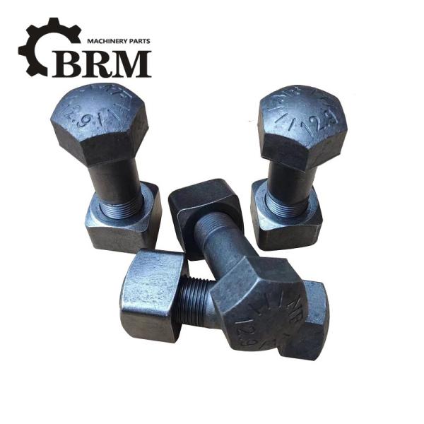 Buy cheap Heavy Duty Excavator Track Bolts Black Finish Plow Bolts And Nuts from wholesalers