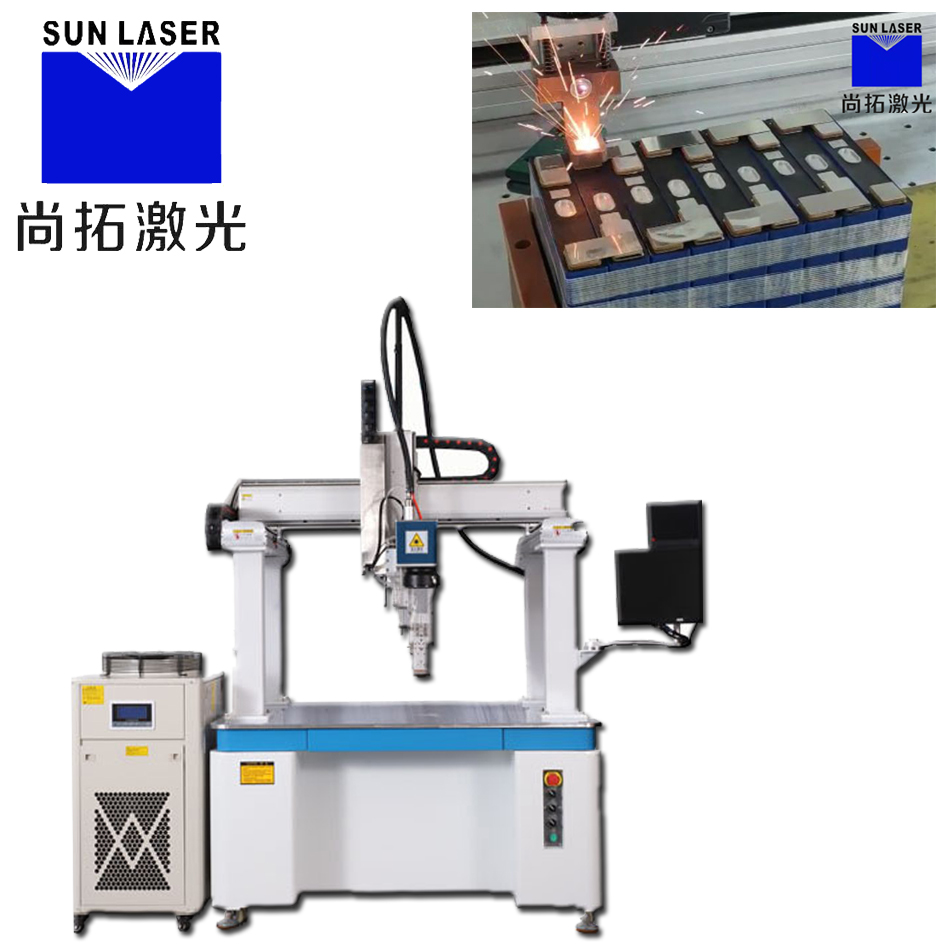 Automatic Gantry Galvanometer Laser Welding Machine for 18650 Battery Production Line
