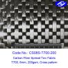 Buy cheap Toray 12K 200gsm Cross Spread Tow Carbon Fiber Fabric from wholesalers