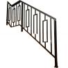 Buy cheap Side Mounted Modern Black Stair Handrail Railing 6061 Aluminum Alloy For Steps from wholesalers