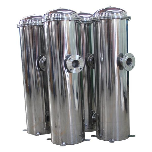 Precision Cartridge Water Filter Housing for Food Beverage Stainless Steel 304