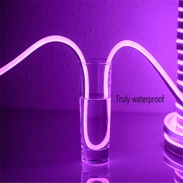 Buy cheap Purple OEM Led Neon Tube Light Flex Rope 2.5cm Cutting Distance For Bar Home Lighting from wholesalers