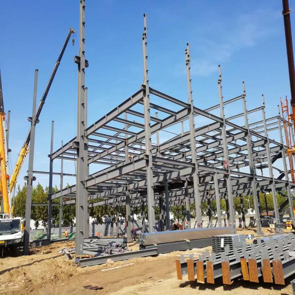 Buy cheap Multistory Prefabricated Steel Structure Building Metal H Beam Building Construction from wholesalers