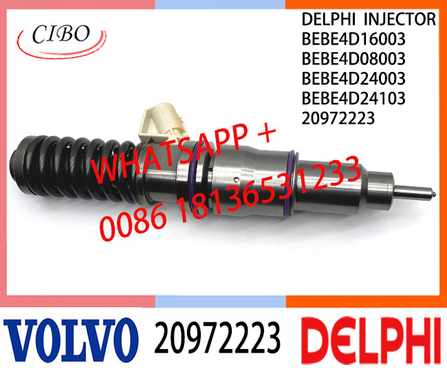 Fuel engine Diesel Injector 20972223 BEBE4D16003 BEBE4D08003 BEBE4D24003 20584347 E3.18 for VOL MD13 EURO 4 LOW POWER