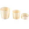 Buy cheap 3CM Wooden Disposable Dessert Cups Outdoor Biodegradable Coffee Mug from wholesalers