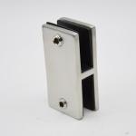 Stainless steel Glass connector 180 degree RS2310 plus, 80X40mm, thickness 5mm,