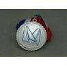Buy cheap Iron Stamped Die Stamping Awards Ribbon Medals 3.0 mm Thickness Photo Etching from wholesalers