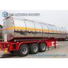 Buy cheap Ellipse Steam Heat Bitumen Tank Trailer , 28000L 2 Axle Semi Truck Trailer from wholesalers