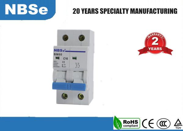 Buy cheap Electrical Micro Circuit Breaker High Fire Resistant , Dual Circuit Breaker NBSe BM60 from wholesalers