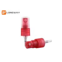 Buy cheap 18mm Red 18/415 Fine Mist Sprayer For Make Up Bottle 0.1-0.15ml/T Discharge Rate product