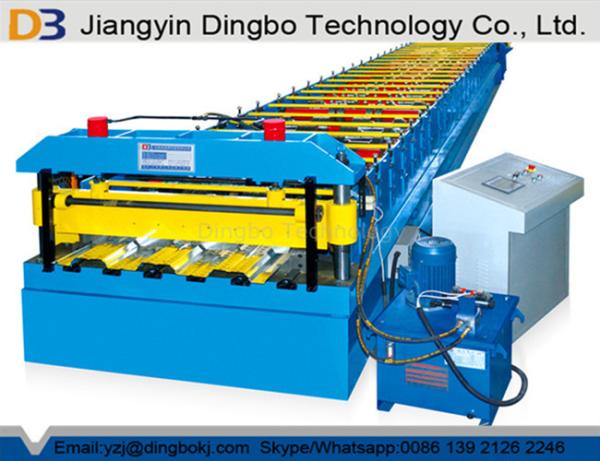 Buy cheap Metal Deck Sheet Roll Forming Machine 10-15m / Min Production Capacity from wholesalers