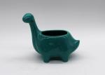 Home Ceramic Tea Coffee And Sugar Canisters Blue Dinosaur Shape Table Decoration