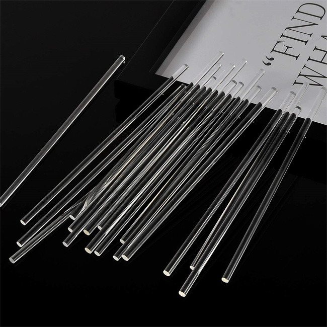 Free Cutting 3mm Acrylic Tubes Rods 78.7 inch Extrude Transparent Acrylic Rod