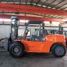 Buy cheap FD100 Diesel Operated Forklift 10000kg ISUZU 6BG1 4m Mast Forklift Counter Balance from wholesalers