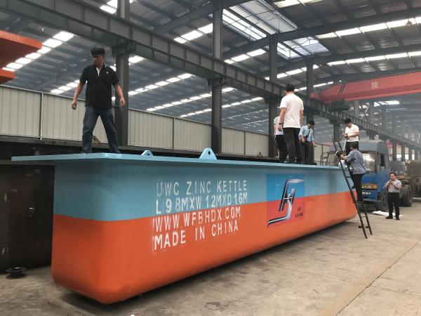 Buy cheap Industrial Hot Dip Galvanizing Equipment Zinc Kettle For Hot Dip Galvanizing Line from wholesalers
