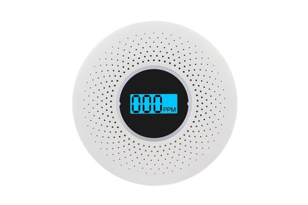 Quality White Comes With High-Precision Electrochemical Sensor Smoke And Carbon Monoxide Sensor Alarm for sale