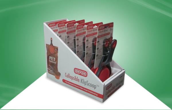 Buy cheap 6 Slot Cardboard Counter Display Trays , Corrugated Cardboard Trays For Pet Scoop from wholesalers