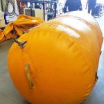 Durable PVC Marine Salvage Air Lift Bags Cylindrical / Parachute Type
