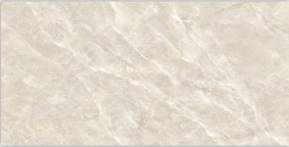 Home Decoration Ceramic Bathroom Ceramic Tile 750*1500mm Polished Surface Yellow Cream Color