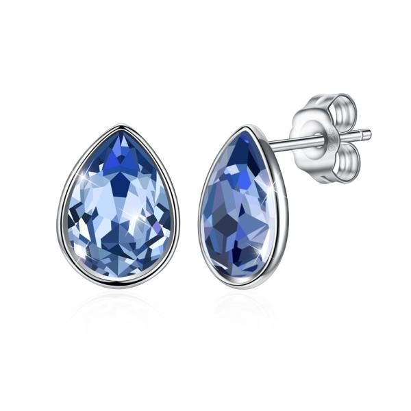 Buy cheap Women Pink Sterling Silver Jewelry Earrings from wholesalers