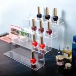 12x1.8x9in 4 Steps Acrylic Cupcake Stand For Supermarket