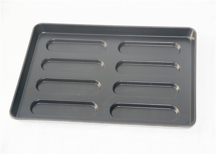 Sliver 530x380x40mm 0.8mm Hot Dog Bun Pan