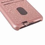 ID Credit Card Slot Embossed Leather Back Phone Case For Iphone X,For iPhone X