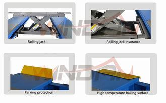 Buy cheap 220v / 380v Alignment 4 Post Car Lifts With Rolling Jack , CE Approval from wholesalers